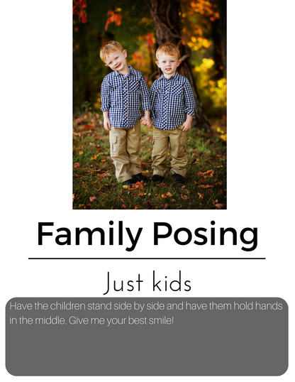 959 Family/Children Posing Card Bundle