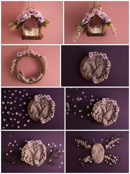 Precious Newborn Girl Backdrop Collection {Includes 35 Backdrops}