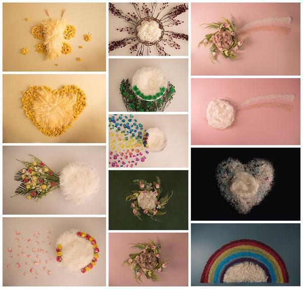 Complete Digital Newborn Backdrop Bundle *ALL OF THEM* + Tutorial Videos!