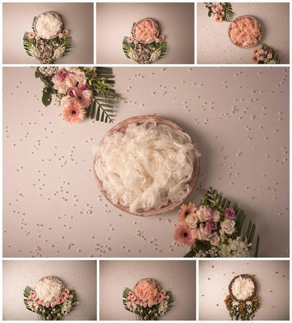 Blissful Newborn Girl Backdrop Collection {Includes 35 Backdrops}