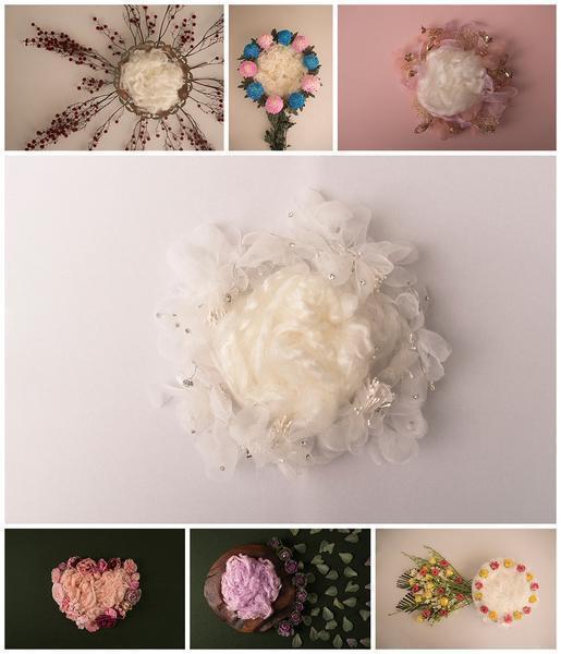 Blissful Newborn Girl Backdrop Collection {Includes 35 Backdrops}