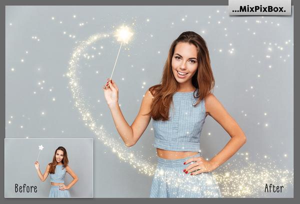500+ Magical Photo Overlays & Backdrops, Water Splash, Smoke Bomb, Confetti, Magic Wands + more!