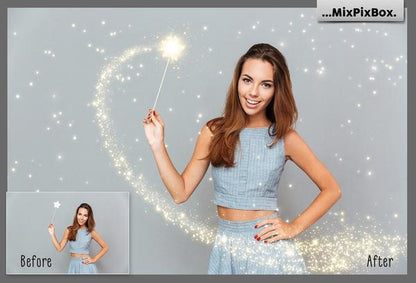 500+ Magical Photo Overlays & Backdrops, Water Splash, Smoke Bomb, Confetti, Magic Wands + more!