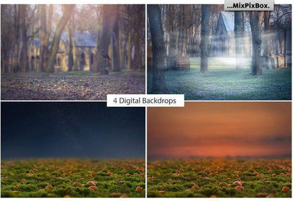 Spooky Halloween Photo Overlay Collection