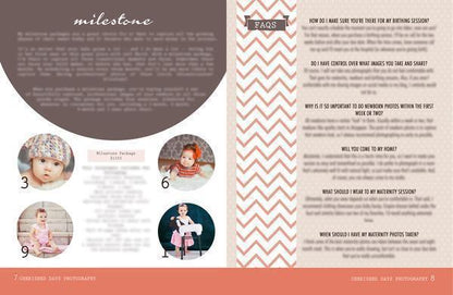 Newborn Magazine Welcome Packet Template {1st & 2nd Edition}