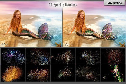 1700+ Photo Overlays, Long Exposure, Glitter, Number Balloons, Digital Papers + More!