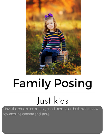959 Family/Children Posing Card Bundle
