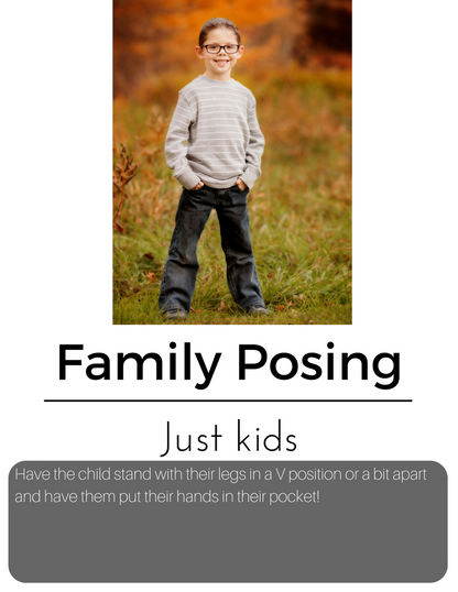 959 Family/Children Posing Card Bundle