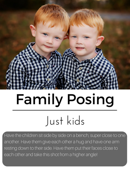 959 Family/Children Posing Card Bundle
