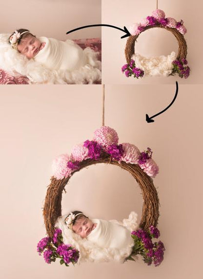 Newborn Digital Backdrop Step by Step Composite Tutorial Videos