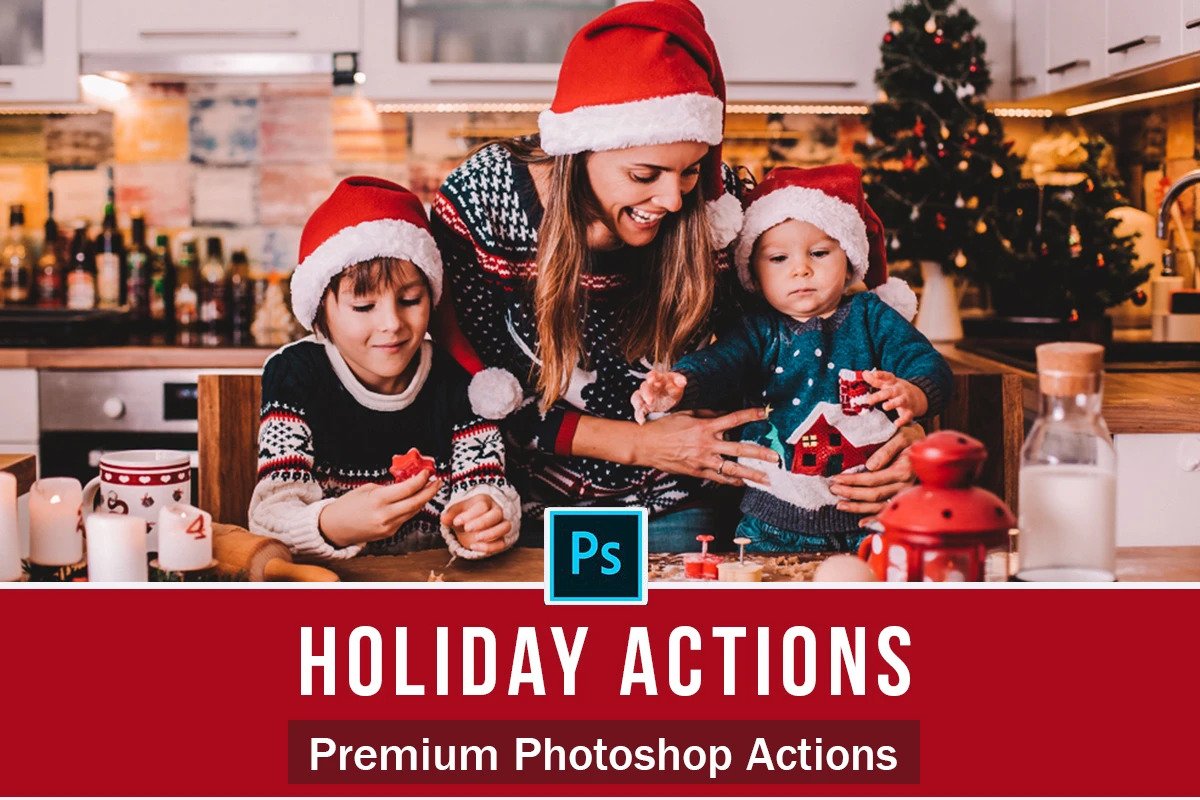 Holiday Photoshop Actions