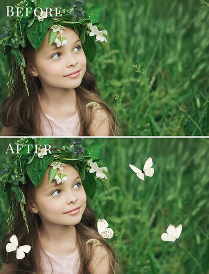 Spring Overlay Bundle: Bunnies, Magnolia, Butterflies, Lilacs, trees + more!