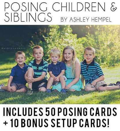 959 Family/Children Posing Card Bundle