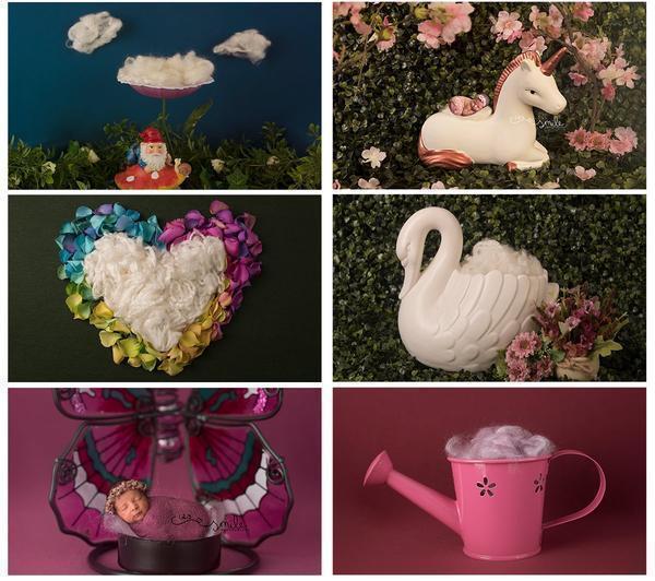 Complete Digital Newborn Backdrop Bundle *ALL OF THEM* + Tutorial Videos!