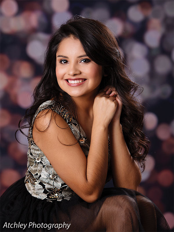 Chocolate Bokeh Printed Photography Backdrop