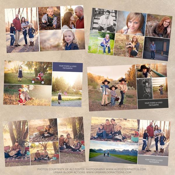 Over 800 Photoshop Actions, Overlays, Templates & More from Urban Bloom Actions