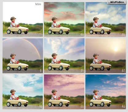 1000+ Sky Overlay Bundle