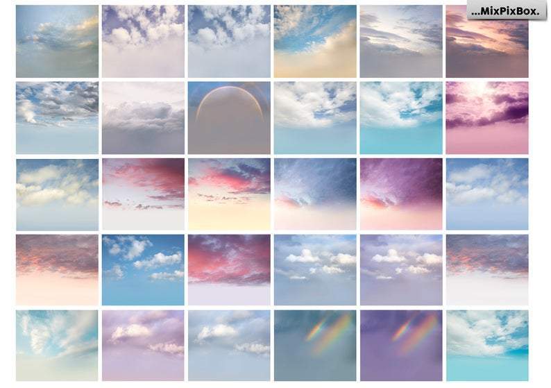 1000+ Sky Overlay Bundle