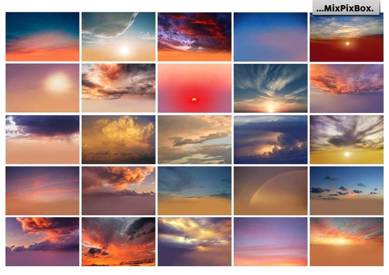 1000+ Sky Overlay Bundle